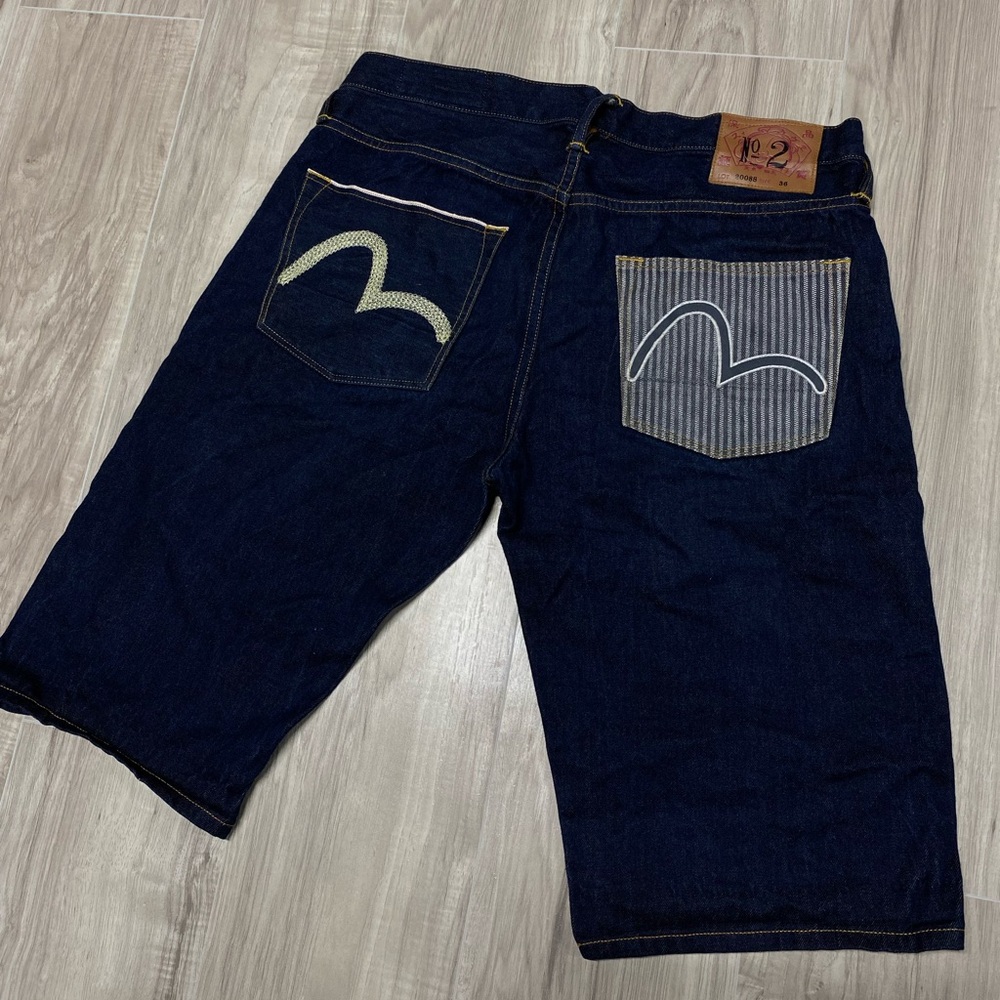 Evisu Vintage Japanese Denim Jeans Shorts Men’s Size 36